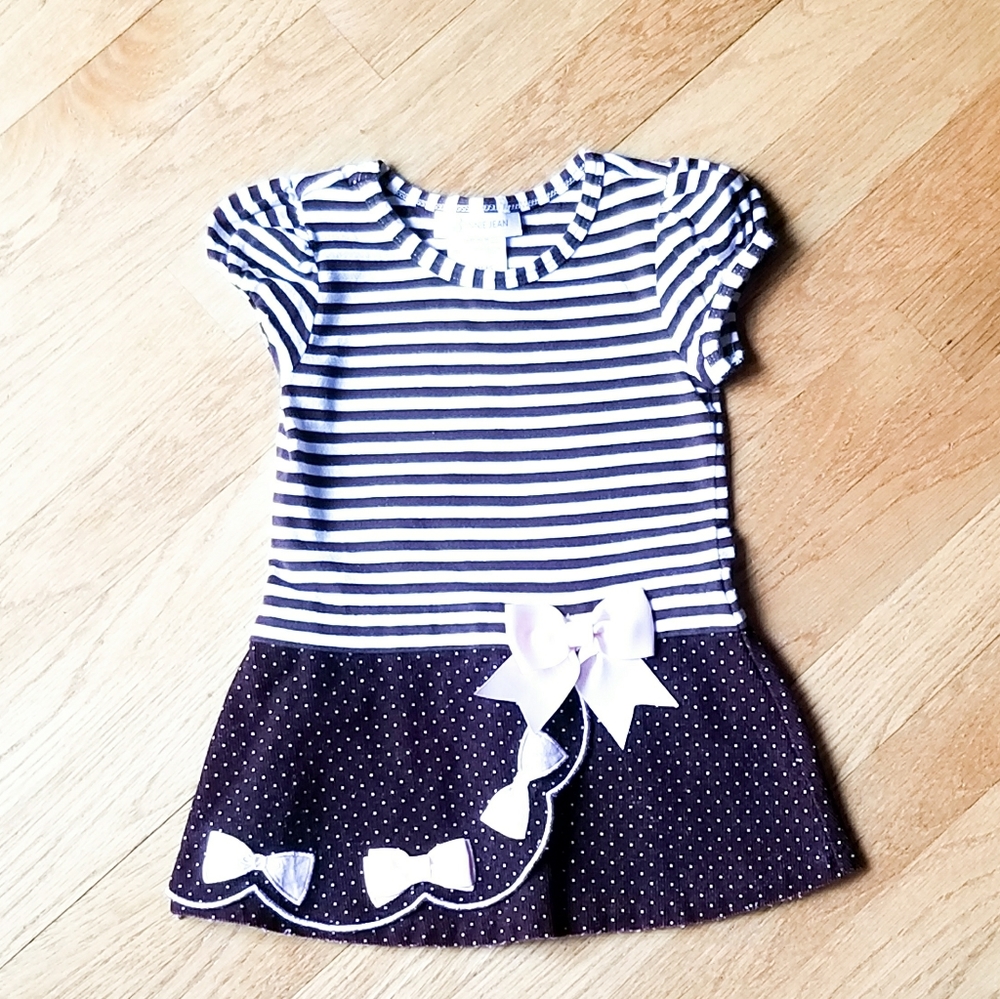 Bonnie Jean Stripe Dress 2T